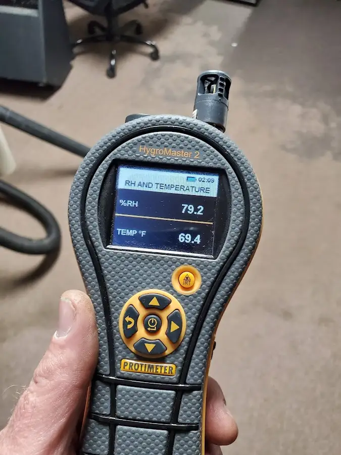Moisture meter humidity assessment for Mold Remediation & Removal in Holly Springs